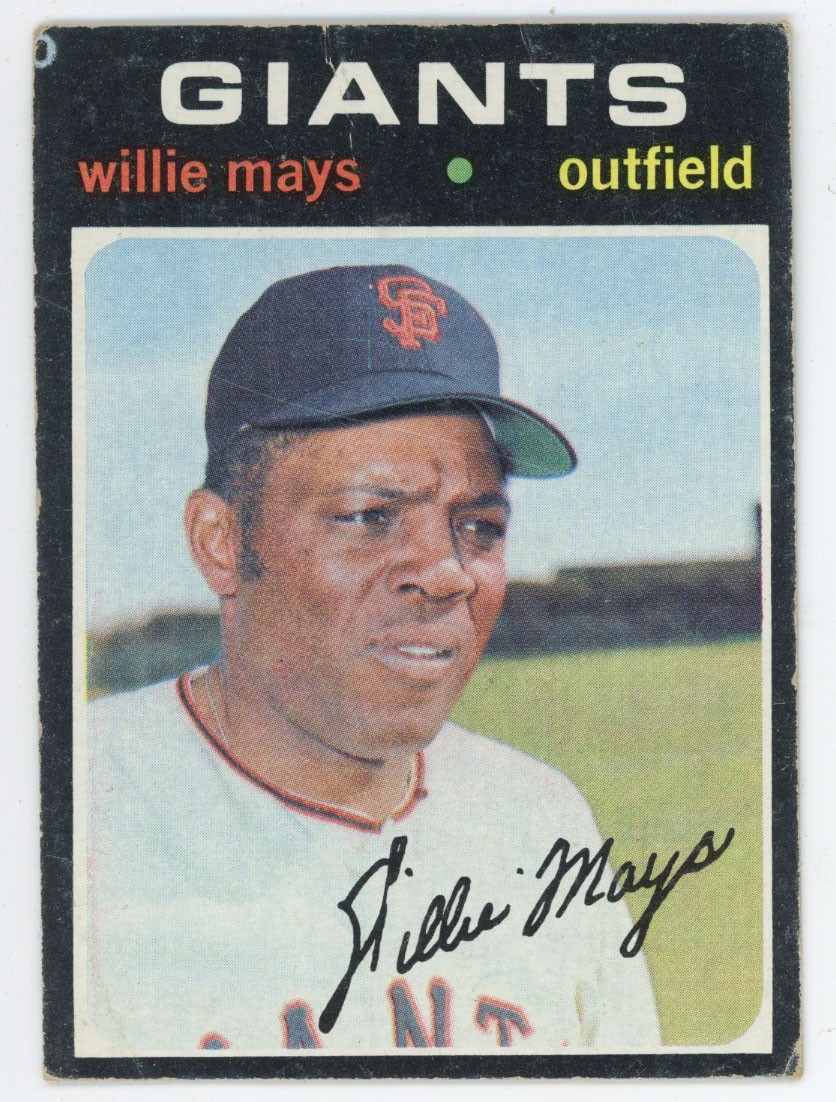 1971 Topps 600 Mays VG+ 679800