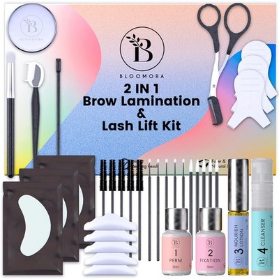 Wimpernlifting & Augenbrauen Lifting Set, 2-in-1-Lösung, Brow & Lash Lifting Set