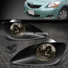 For 07-11 Toyota Yaris Sedan Smoked Lens Bumper Fog Light Lamps Wbezelswitch For 07-11 Toyota Yaris Sedan Smoked Lens Bumper Fog Light Lamps Wbezelswitch