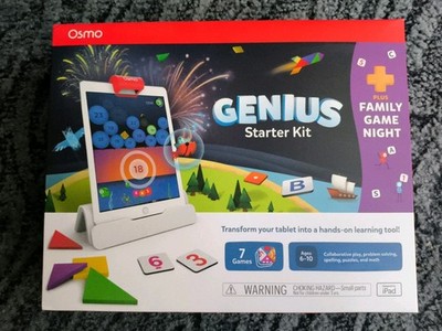 Osmo Genius Starter Kit Plus Family Game Night für Apple iPad - Top Zustand