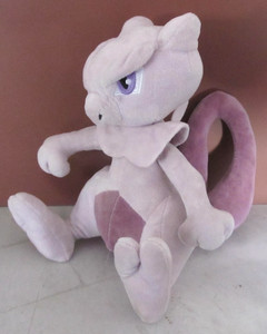 Pokemon Mini Mewtwo Plush 9 Inches Lightly Used Preowned Toy