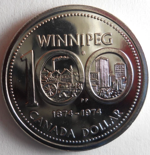 1974 CANADA DOLLAR - AU/UNC PROOF LIKE Coin - Lot M5