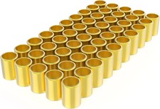 GASHER 50PCS Hose Ferrules Brass Fitting 7327, 16mm Air Hose Crimping Fittings U