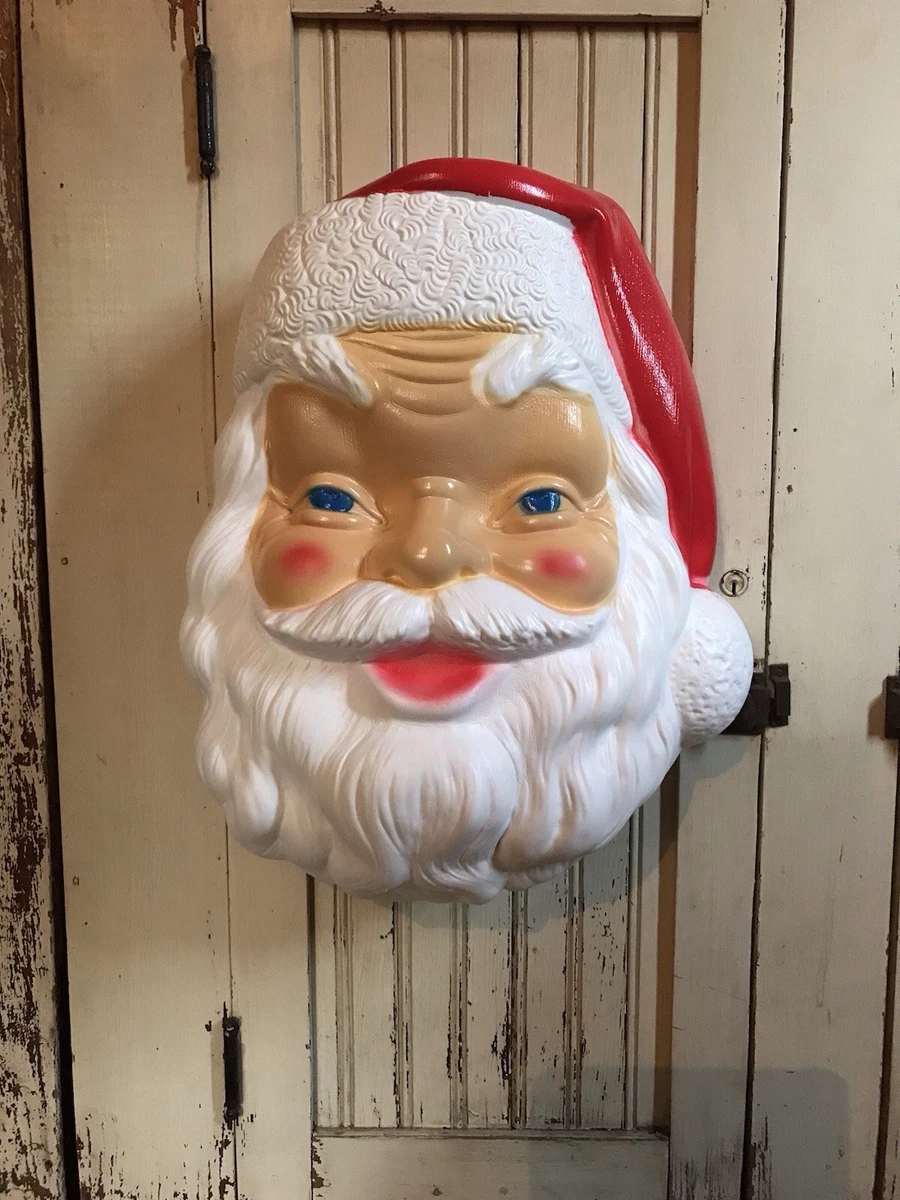 vintage christmas blow mold santa products for sale | eBay