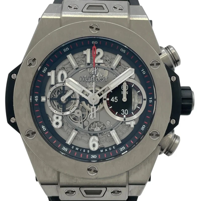 Hublot — HUBLOT Big Bang 411.NX.1170.RX 45mm Ti Silver Dial Automatic Watch 2020 #OKW1060