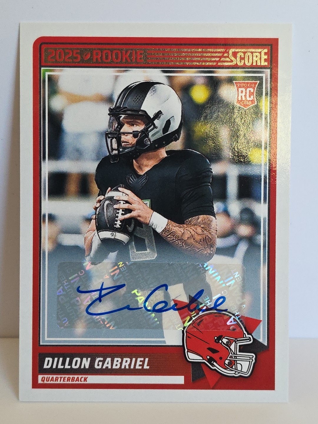 2025 Panini Score Football Dillon Gabriel #41 (AU, RC) Rookies