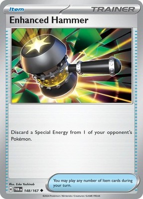Enhanced Hammer - 148/167 TWM 148/167 Pokémon SV06: Twilight Masquerade Uncom...