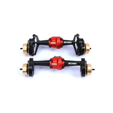 RCAWD Alloy Front Rear Portal Axles Brass For 1/18 FURITEK FX118 FURY WAGON RTR