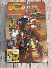 VINTAGE Crayola Crayons Limited Edition Tin 1978-2003 NEW SEALED Retired Colors