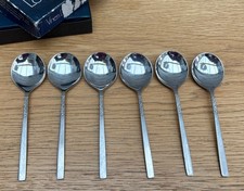 Vintage Viners Love Story Dessert Fruit / Dessert Spoons x 6 Boxed Set