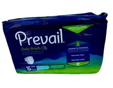 Unisex Youth Incontinence Daily Brief Prevail Tab Closure 15”-22 Lb 16 Count
