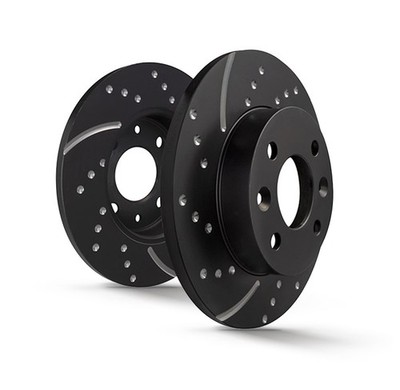 EBC Turbo Groove Disc Black (GD) GD1449 Vorderachse für Opel Astra H u.a.
