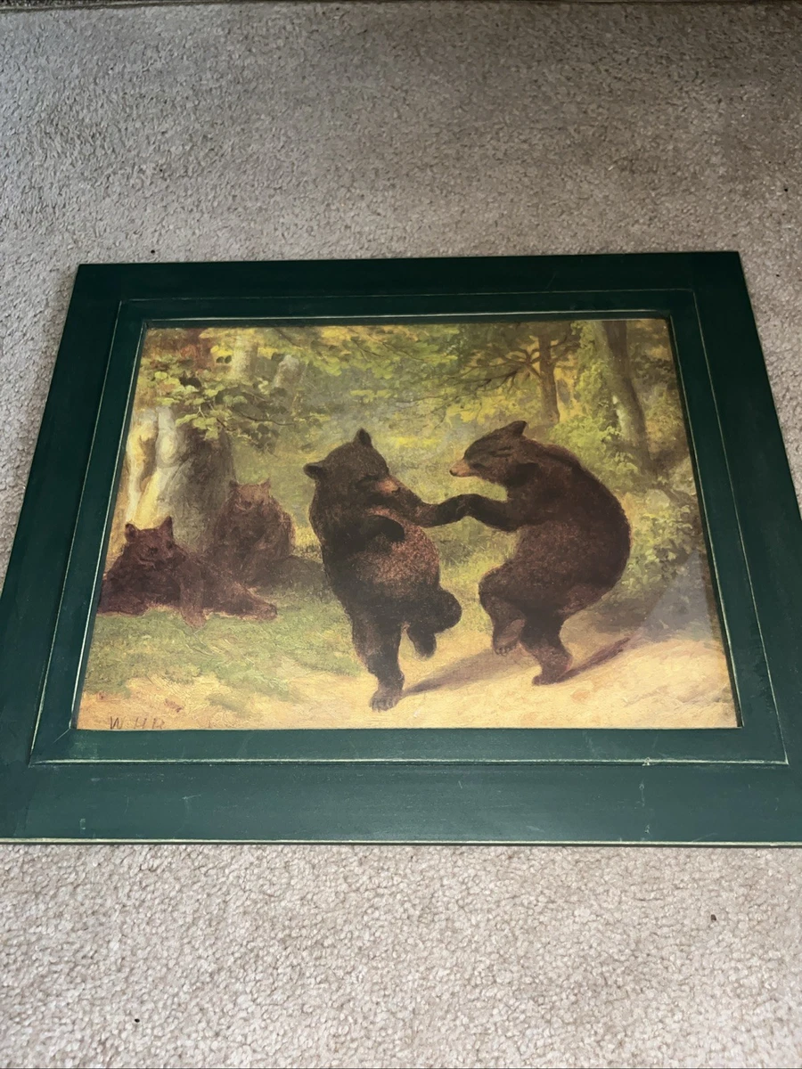 Stampa Su Tela ArtCANVAS 'The Bear Dance' Di William Holbrook, 66x45 Cm - Quadro Artistico Pronto Da Appendere