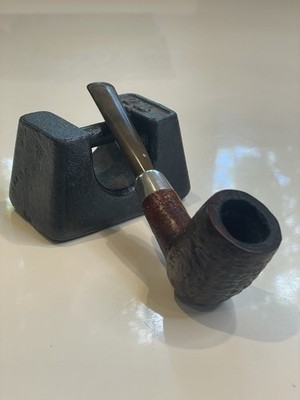 Dunhill Tanshell Billiard Pipe Silver Ferrule Saddle Stem 1976 D6 England VTG