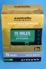American FarmWorks EDC15MN-AFW 15-Mile Battery-Powered Electric Fence Charger