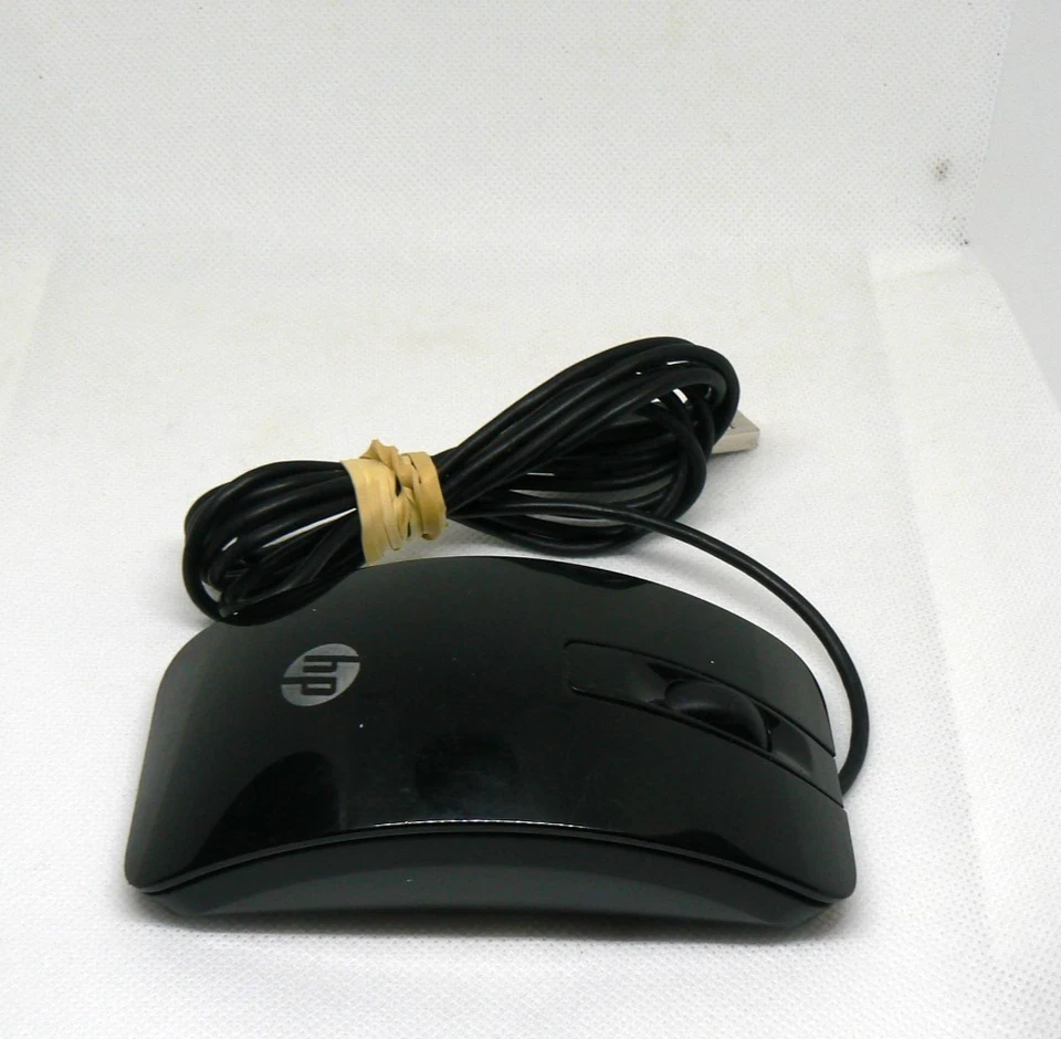 HP USB Optical Wired Mouse Black – Genuine OEM – Plug & Play for PC/Laptop - Image 4 of 4