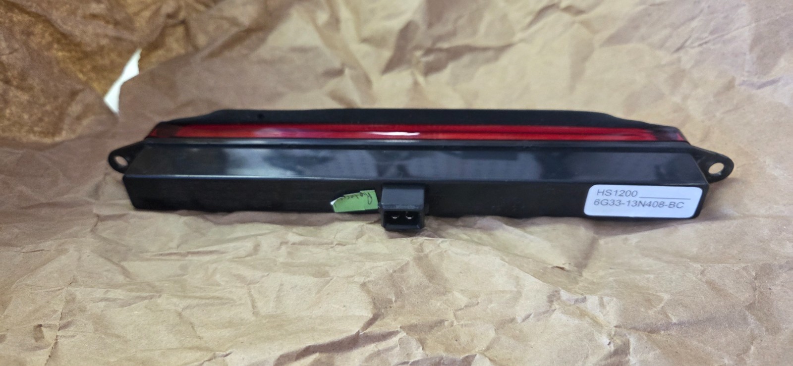 2009 ASTON MARTIN VANTAGE V8 CONVERTIBLE 3RD THIRD BRAKE LIGHT STOP LIGHT RED
