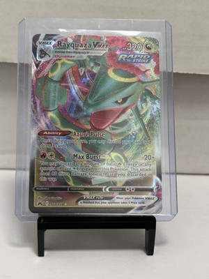 Pokemon Crown Zenith Rayquaza VMAX Ultra Rare Holo Full Art #102/159