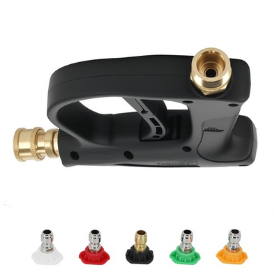 #ad #ad 4000 PSI Pressure Washer Gun 1 4quot; with 5 Nozzles Car Wash Foam Spray Short Wand $16.60