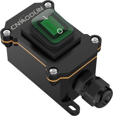 Waterproof Outdoor IP66 Rocker Switch 20A 125V 16A 250V AC DPST Toggle Switch