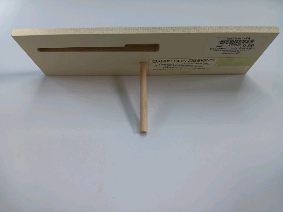 Danielson Designs Wooden Indoor Plaque, "Support Our Troops" - FAST shipping! - Image 3 of 4