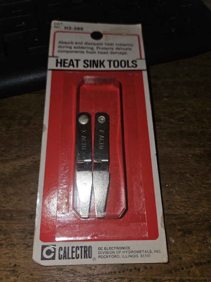 VINTAGE NOS GC ELECTRONICS CALECTRO HEAT SINK TOOLS H3-388 SOLDERING GUN