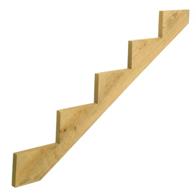 #ad #ad 5 Step Ground Contact Pressure Treated Pine Stair Stringer $45.32