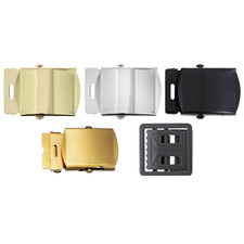 Web Belt Replacement Buckle 1.25" Metal Sliding Roller Webbing Webbed Uniform
