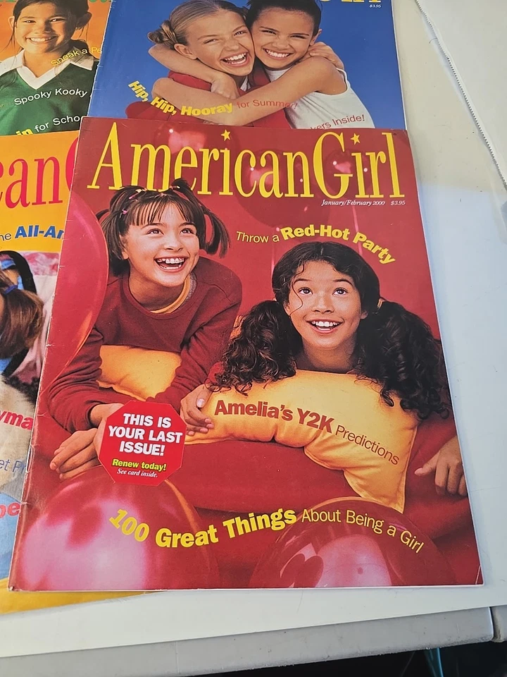 2000 American Girl Doll Magazine Complete Set Of 6 Issues Y2K Vintage Teen AG Foto 2 de 4