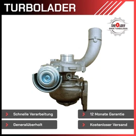 Turbolader für Volvo Nissan Mitsubishi 1.9 dCi DI-D 88kW 75kW 708639 8200369581 