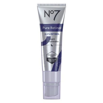 No7 Advanced Retinol 0.3% Night Concentrate - Slow Release Retinol Serum + Pe...