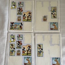 VTG Hallmark Disney Mickey Co Stickers Mickey Mouse Minnie Pluto Donald Duck