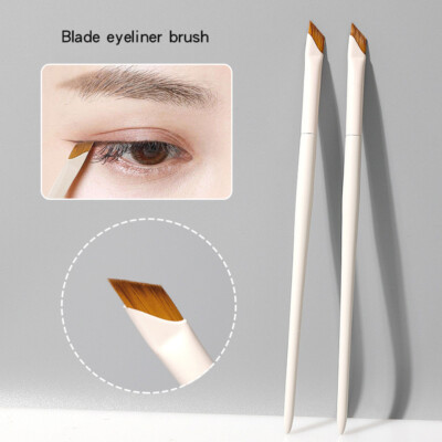 Ultrafeiner Eyeliner-Pinsel Flacher Augenbrauenpinsel Make-Up-Detailpinsel    