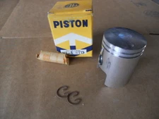 NOS MC 37.96mm STD Piston w/ Pin & Clips Fits: Yamaha 66-67 YL1 134-11631-00-96