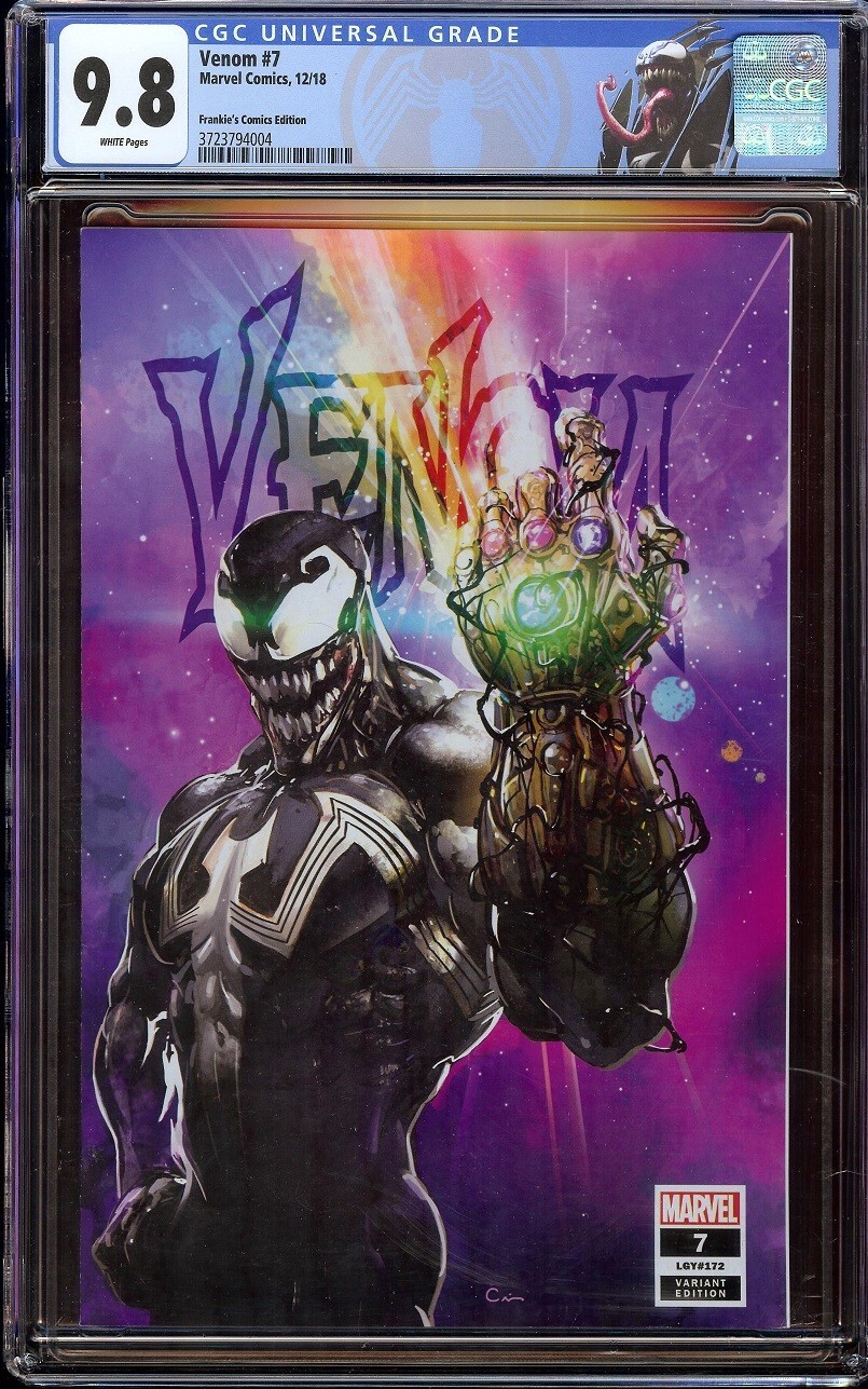 ヴェノム#7 CGC 9.6 クレインバージンバリアント Venom #7 (Frankie's Comics Virgin Edition) Value - GoCollect