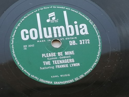 FRANKIE LYMON & THE TEENAGERS UK 1958 COLUMBIA 78 WHY DO FOOLS FALL IN LOVE - Picture 5 of 6