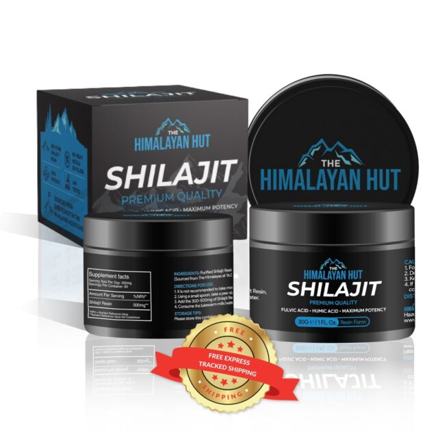 Himalayan Shilajit Resin 30g 100% Pure Lab Tested Safest & Highest Potency Himalayan Shilajit Resin 30g 100% Pure Lab Tested Safest & Highest Potency