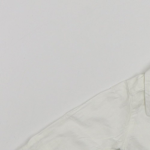 name it Girls White 100% Cotton Basic Button-Up Size 3-6 Months Collared Button - Picture 6 of 12