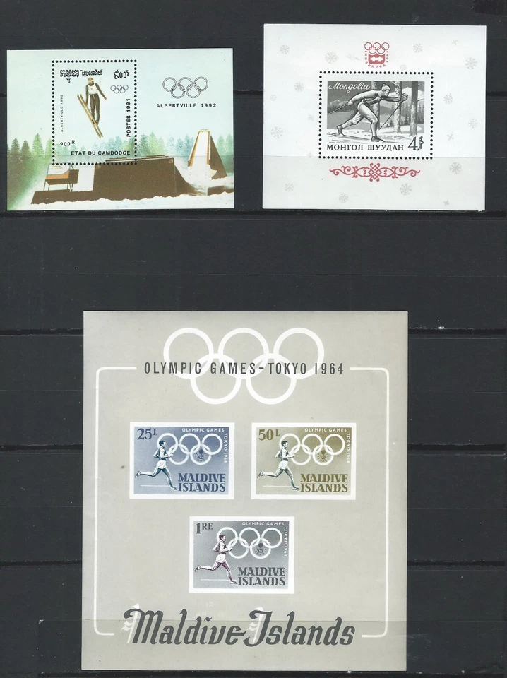 G-049 -SUPERBE LOT DE 32 BLOC/FEUILLET NEUF-FAUNE ET FLORE + J.O. - VOIR 9 SCANS - Photo 4/4