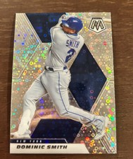 2021 Optic Baseball #42 Dominic Smith Quick Pitch PRIZM Disco