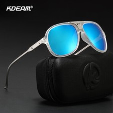 Kdeam Aluminum Polarized Sunglasses Men's TAC Anti-Glare Photochromic Sunglasses