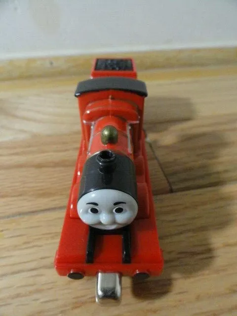 Thomas The Train Tank Engine JAMES AND 1 TENDER #5 Wood Red