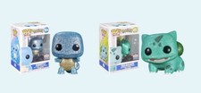 Funko Pop FUNKON 2021! Glitter Pokemon Diamond BULBASAUR & SQUIRTLE PRE-ORDER