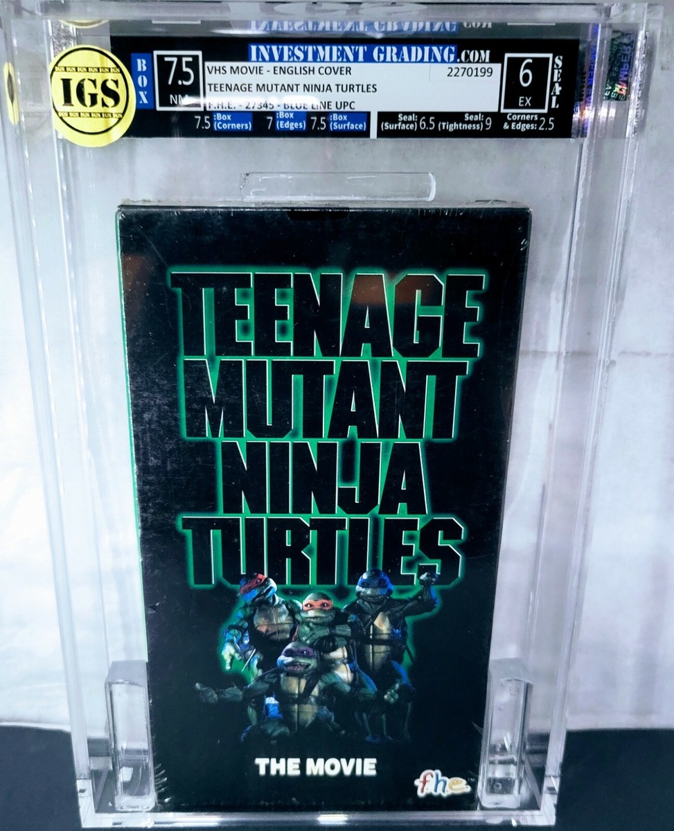 Teenage Mutant Ninja Turtles the Movie Sealed VHS IGS Graded FHE