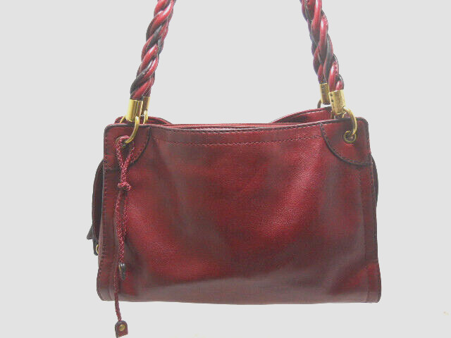 Madison Studio Maroon Multi-Compartment Shoulder … - image 1