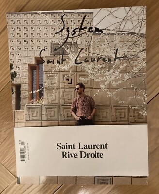  System Magazine #13 Limited Saint Laurent Anthony Vaccarello. Rive droite