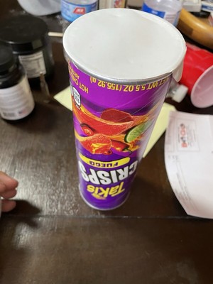 Takis Pringle Chip Can Upside Down Label 