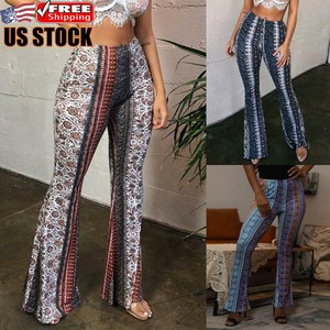 boho bell bottom leggings