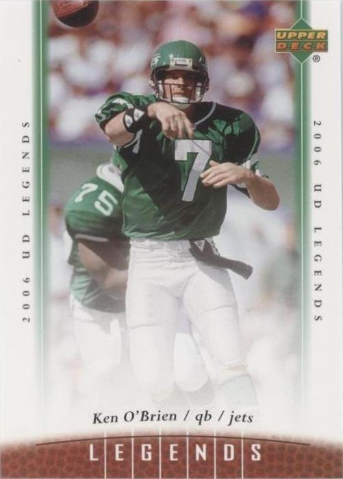 2006 UD Legends Ken O'Brien #36 - 1 of 2