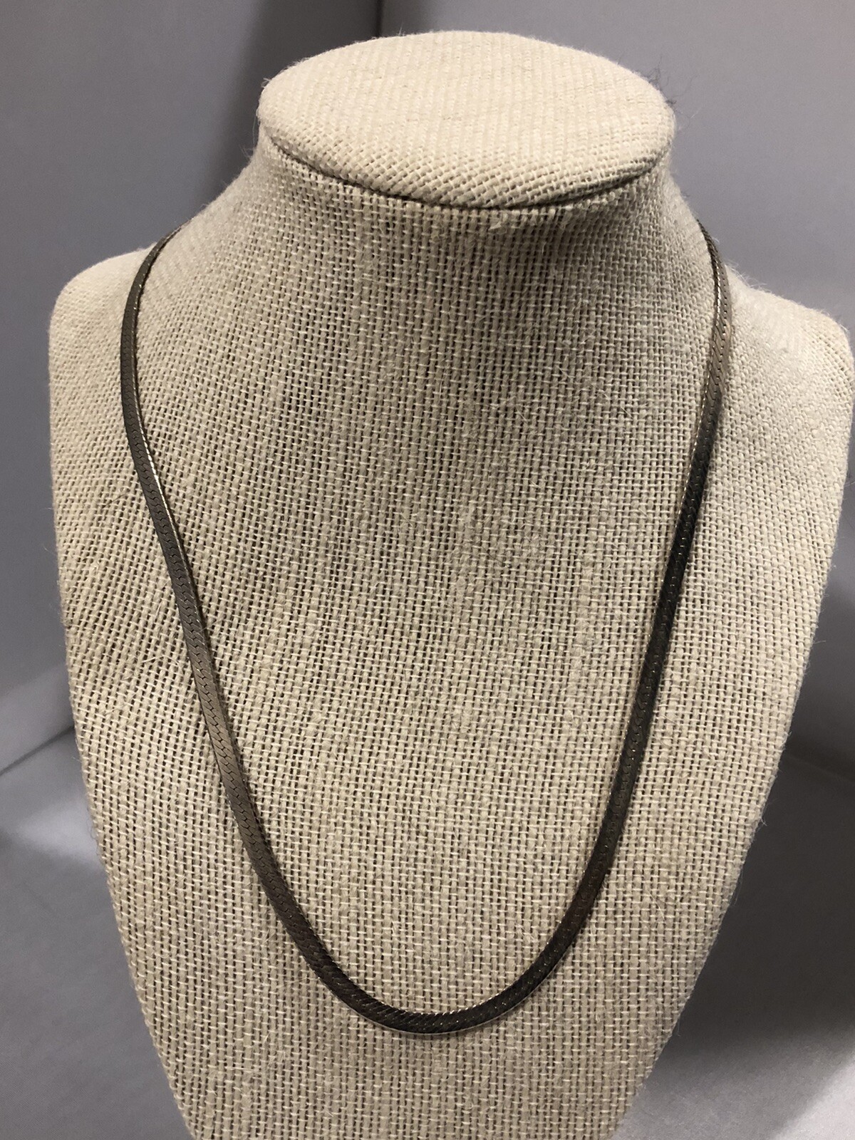 14k Gold Plated Herringbone Necklace (842) Gem